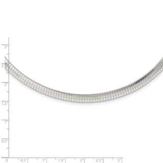 Sterling Silver 6mm Cubetto Necklace QU6-16