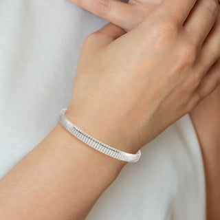 8" Sterling Silver 6mm Cubetto Bracelet