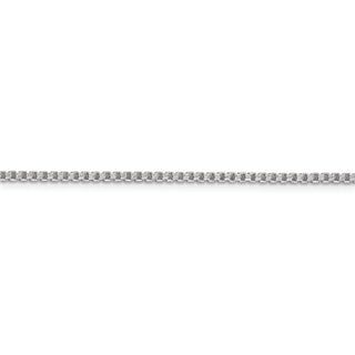 24" Sterling Silver 2mm Diamond-cut Round Box Chain Necklace