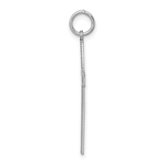 925 Sterling Silver Laser Designed Cross Pendant QXR106