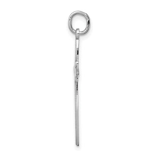 925 Sterling Silver Laser Designed Cross Pendant QXR130