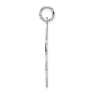 925 Sterling Silver Laser Designed Cross Pendant QXR133