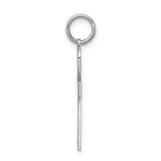 925 Sterling Silver Laser Designed Cross Pendant QXR137