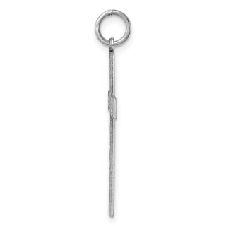 925 Sterling Silver Laser Designed Cross Pendant QXR255