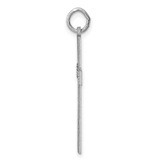 925 Sterling Silver Laser Designed Cross Pendant QXR260