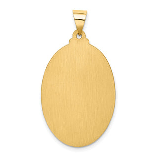14k Yellow Gold Saint Christopher Medal Pendant REL139
