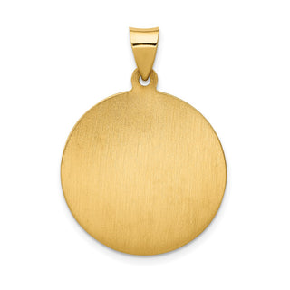 14k Yellow Gold Saint Anthony Medal Pendant REL145
