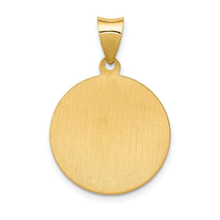 14k Yellow Gold Saint Anthony Medal Pendant REL146