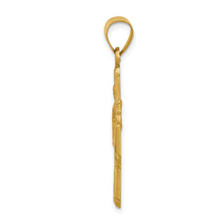 14k Yellow Gold Four-Way Medal Pendant REL150