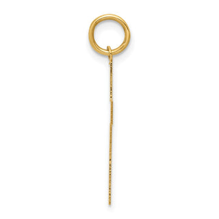 14k Yellow Gold Polished Cross Pendant REL74