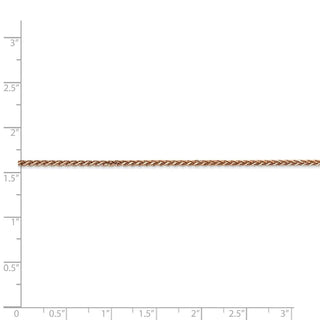 24" 14k Rose Gold 1.4mm Diamond-cut Spiga Chain Necklace