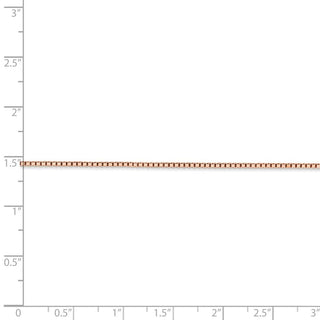 24" 14k Rose Gold 1.3mm Box Chain Necklace