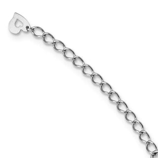 Sterling Silver Gold-pltd 3mm Reversible 2in ext Cubetto Chain Necklace RSM3-18