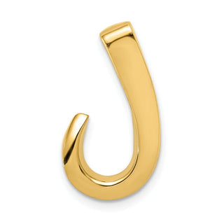 14k Yellow Gold Fits up to 6mm Regular, 8mm Fancy Reversible Omega Slide Pendant