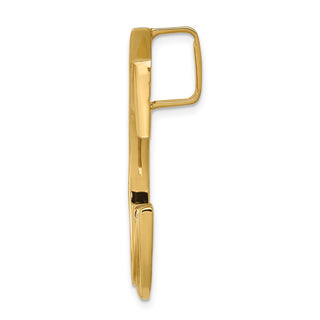 14k Yellow Gold Fits up to 6mm Omega, 8mm Omega Slide Pendant