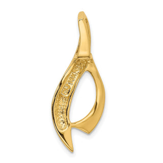14k Yellow Gold Fancy Fits 6mm Omega Slide Pendant