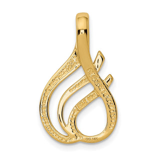 14k Yellow Gold Fancy Slide Pendant SL315