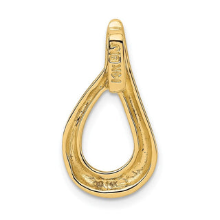 14k Yellow Gold Omega Slide Pendant SL52