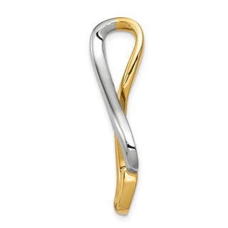 14k Two-tone Gold Slide Pendant SL545