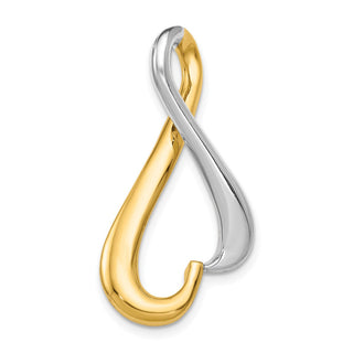14k Two-tone Gold Slide Pendant SL545