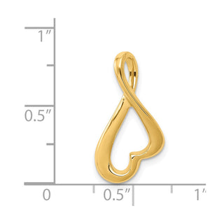 14k Yellow Gold Slide Pendant SL549