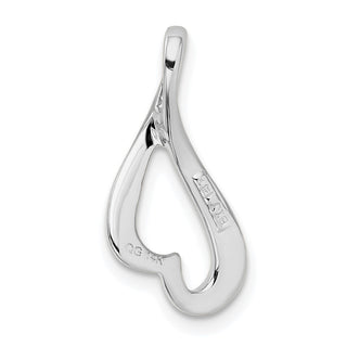 14k White Gold Slide Pendant SL549W