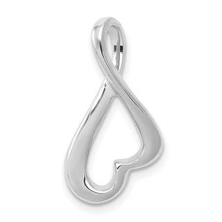 14k White Gold Slide Pendant SL549W