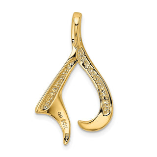 14k Yellow Gold Slide Pendant SL571