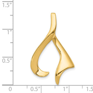 14k Yellow Gold Slide Pendant SL571