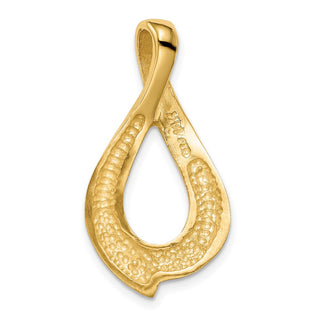 14k Yellow Gold Fancy Slide Pendant SL573