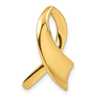 14k Yellow Gold Slide Pendant SL574