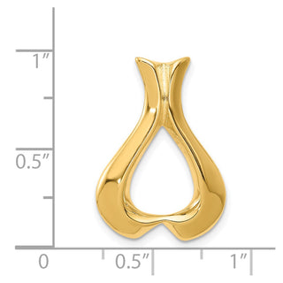 14k Yellow Gold Slide Pendant SL578