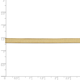 24" 14k Yellow Gold 4mm Silky Herringbone Chain Necklace