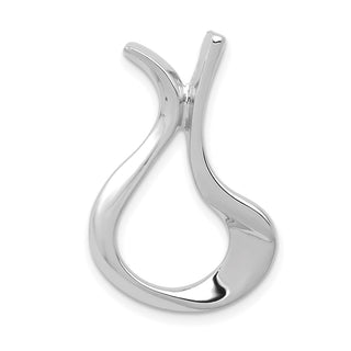14k White Gold Slide Pendant