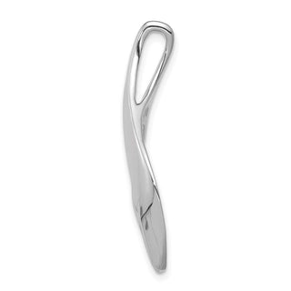 14k White Gold Slide Pendant SLW270