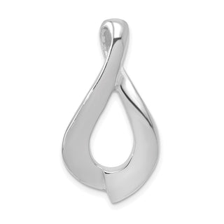 14k White Gold Slide Pendant SLW273