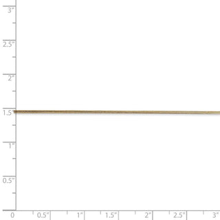 8" 14k Yellow Gold .9mm Round Snake Chain Bracelet