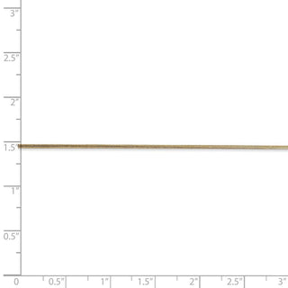 20" 14k Yellow Gold .9mm Round Snake Chain Necklace
