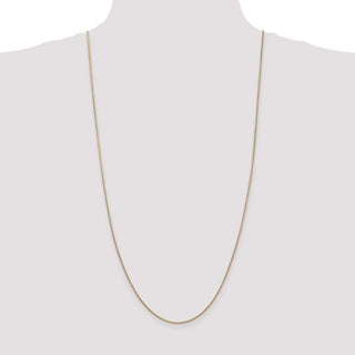 30" 14k Yellow Gold 1.4mm Round Snake Chain Necklace