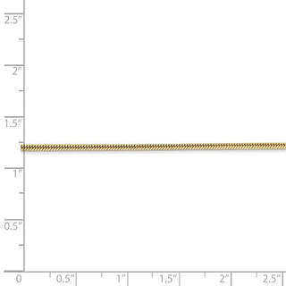 7" 14k Yellow Gold 1.6mm Round Snake Chain Bracelet