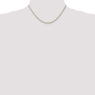16" 14k Yellow Gold 1.6mm Round Snake Chain Necklace