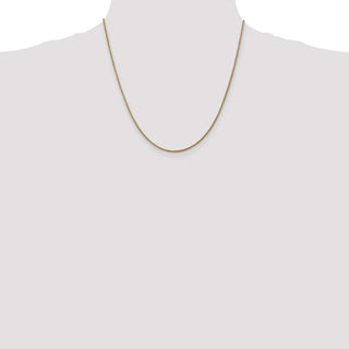 20" 14k Yellow Gold 1.6mm Round Snake Chain Necklace