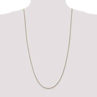 30" 14k Yellow Gold 1.6mm Round Snake Chain Necklace