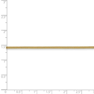 18" 14k Yellow Gold 1.85mm Round Snake Chain Necklace