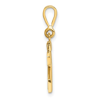 14k Yellow Gold Small Polished Number 23 Charm SP23