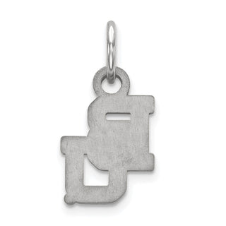 Sterling Silver Rhodium-plated LogoArt Baylor University Bears Extra Small Pendant
