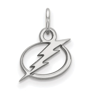 14k White Gold NHL LogoArt Tampa Bay Lightning Extra Small Pendant