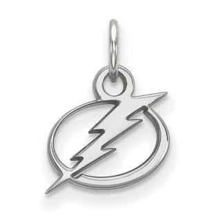 14k White Gold NHL LogoArt Tampa Bay Lightning Extra Small Pendant