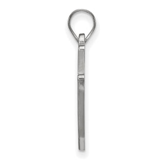 14k White Gold LogoArt Southern University Jaguars Large Pendant