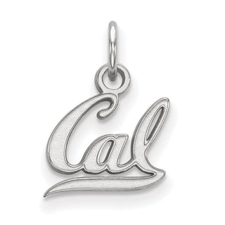 14k White Gold LogoArt University of California Berkeley Extra Small Pendant